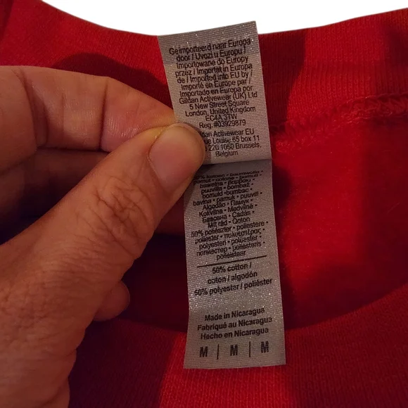 NWOT 'The Monkees Holiday Crewneck' official Band Merch - Bright Red - Picture 8 of 9